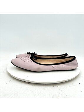 Bottega Veneta Pic Nic Women Size Eu 40 US 10 Light Pink Leather Flat Shoes